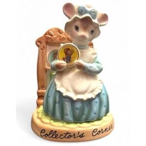 Vintage AVON‎ Mouse Figurine Decor Collector's Corner Collection 1980